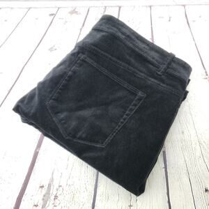 J. Jill NWT Black Faux Suede Straight Leg Pants Size‎ 16 Petite
